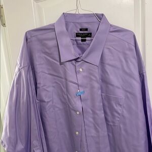 PRONTO UOMO Men's Purple Dress Shirt